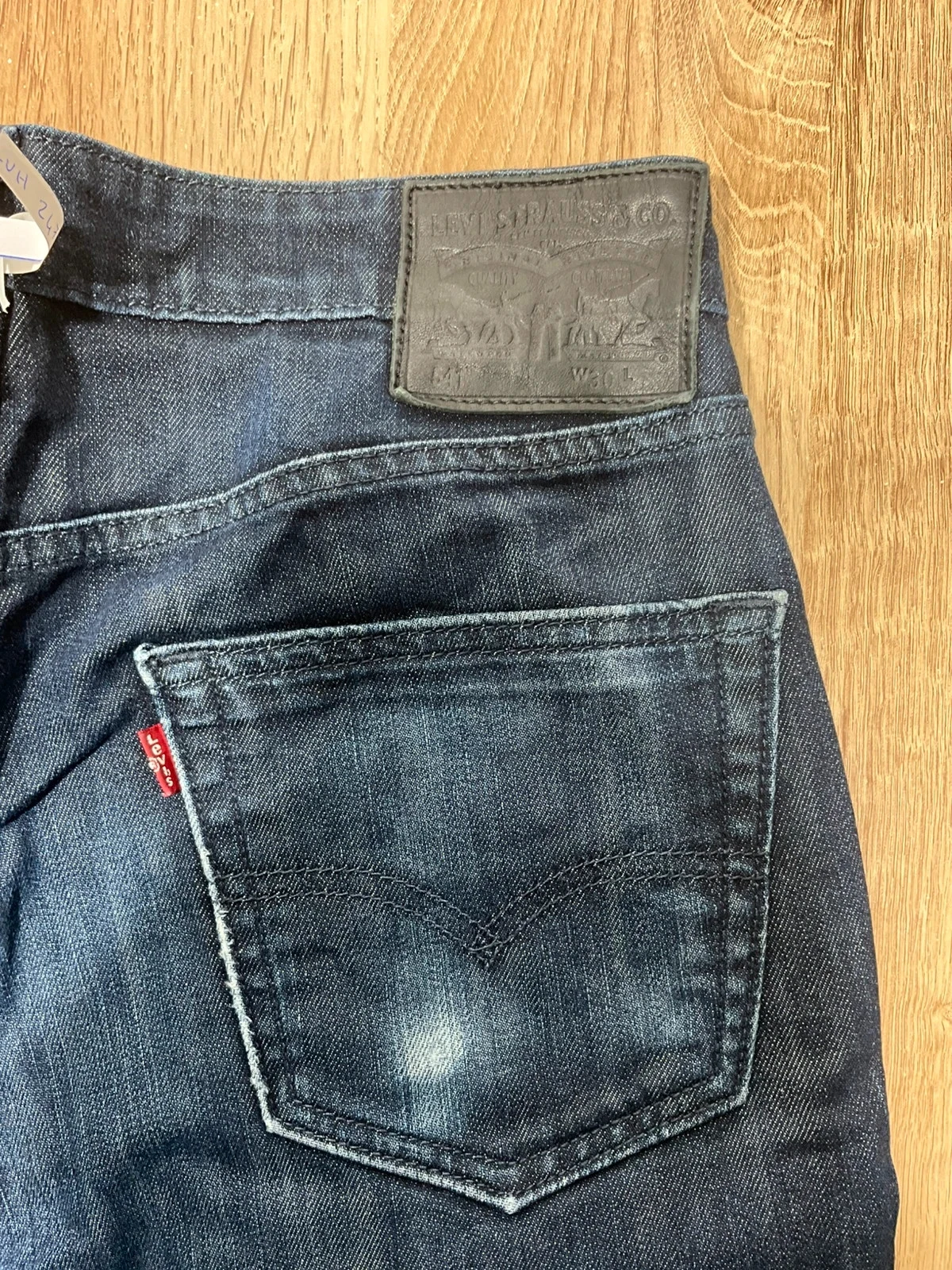 Jean Levi's 541 Coupe Droite/Athletic W30 L30 Vintage Bleu Foncé Délavé lvh 247 – photo 10
